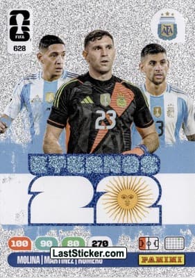 Nahuel Molina / Emiliano Martínez / Cristian Romero